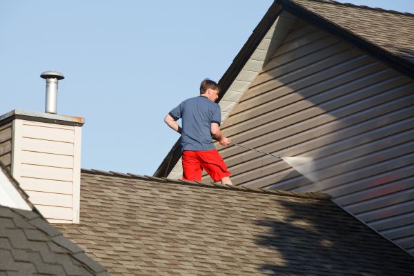 Asphalt Roof Power Washing